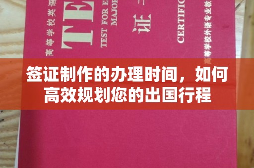 宁夏签证制作的办理时间，如何高效规划您的出国行程